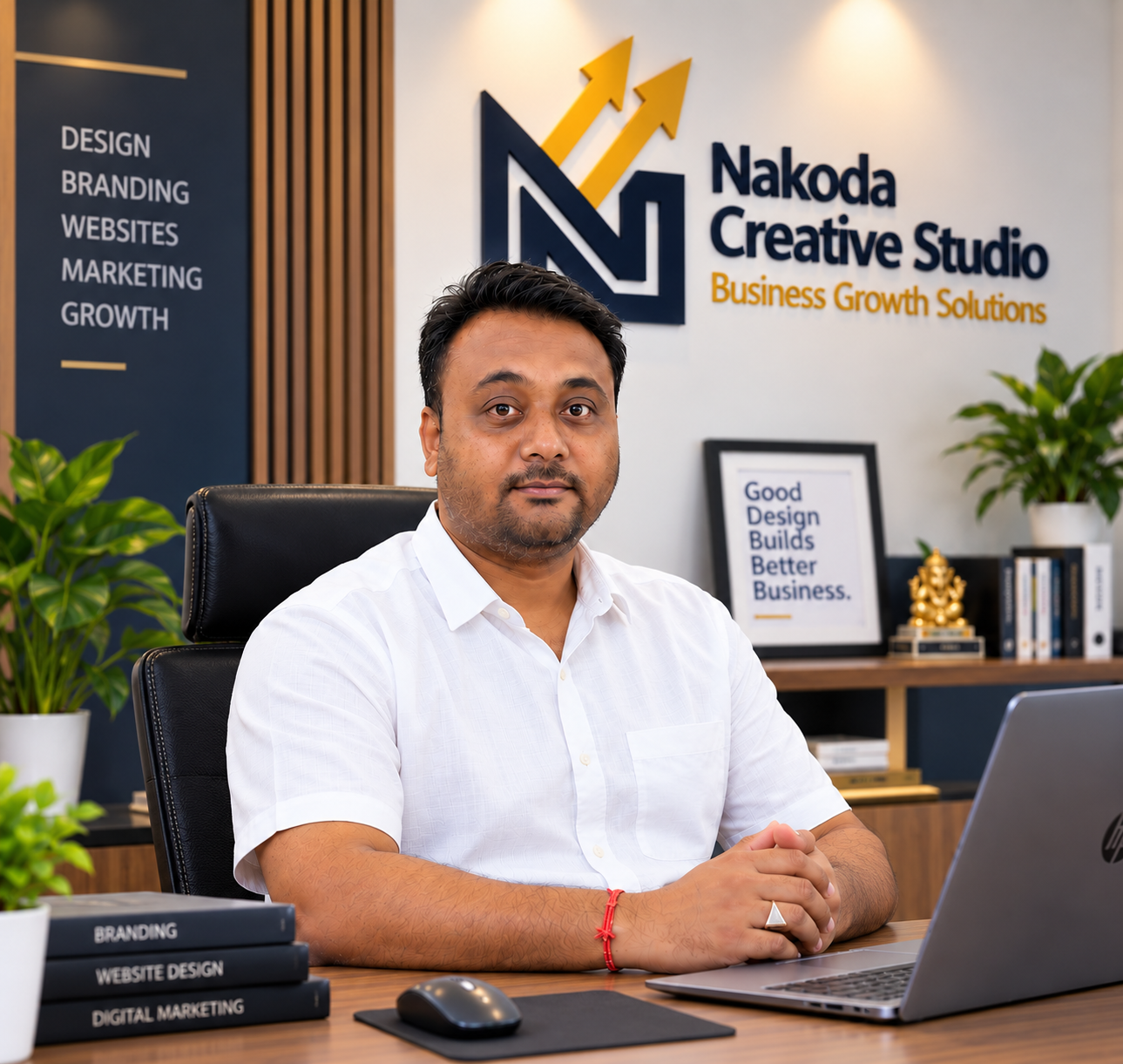 Anil Kumar H. Chauhan, Founder and Creative Director of Nakoda Creative Studio
