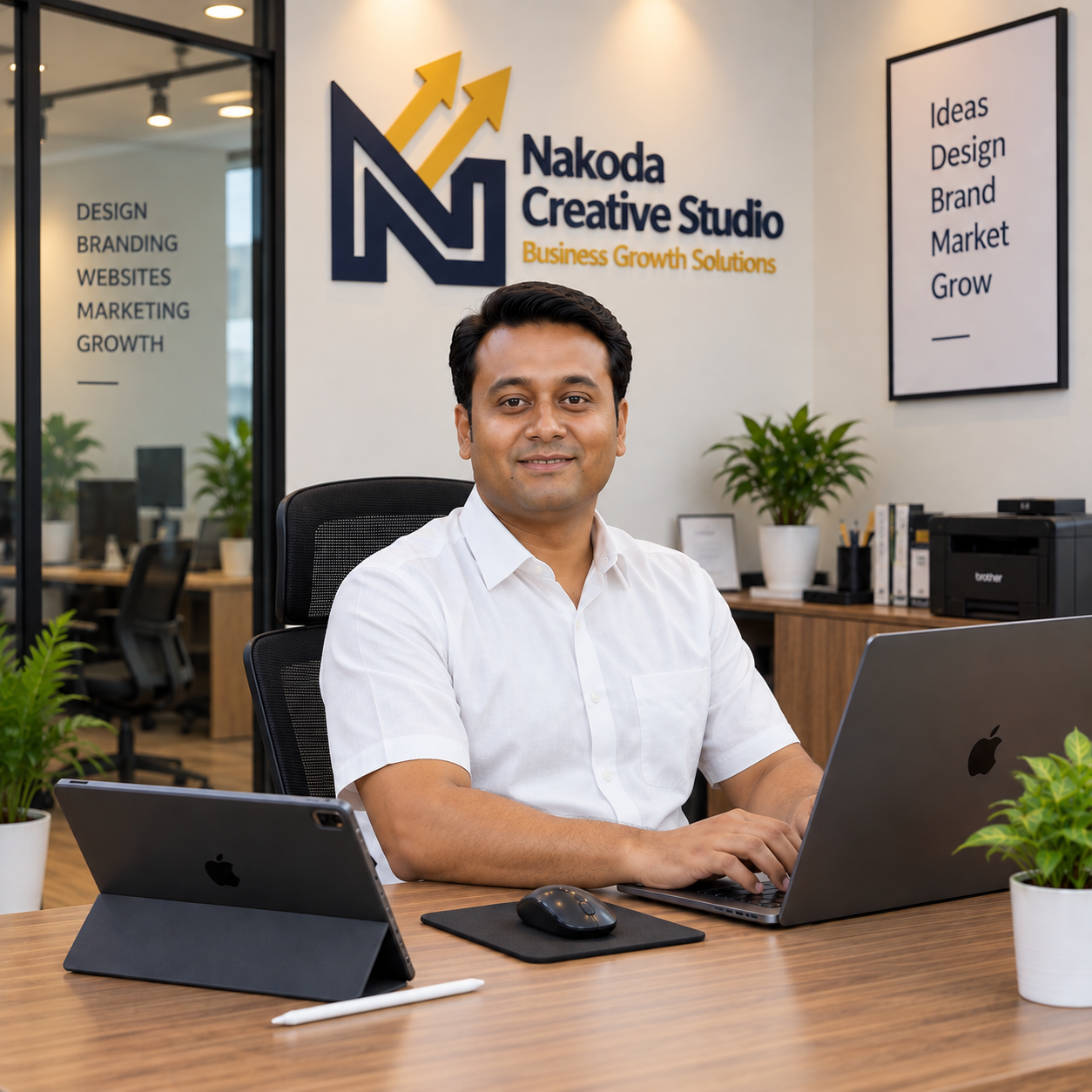 Anil Kumar H. Chauhan, Founder of Nakoda Creative Studio
